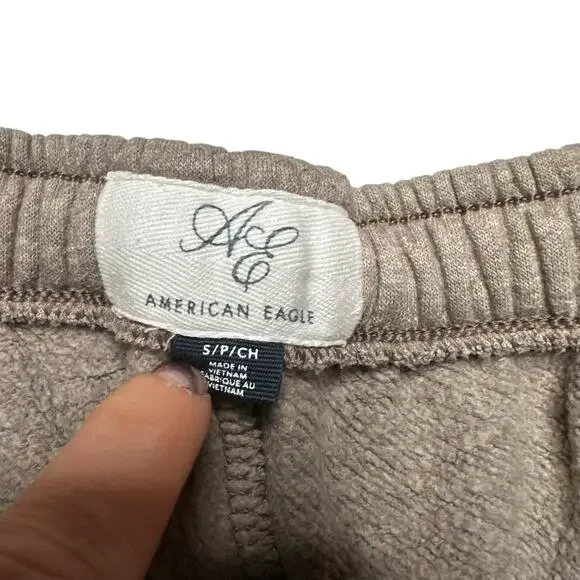 AMERICAN EAGLE Tan Brown Everyday Luxe Jogger Sweatpants Women's Size Small - Picture 4 of 6